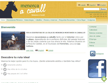 Tablet Screenshot of menorcaacavall.com